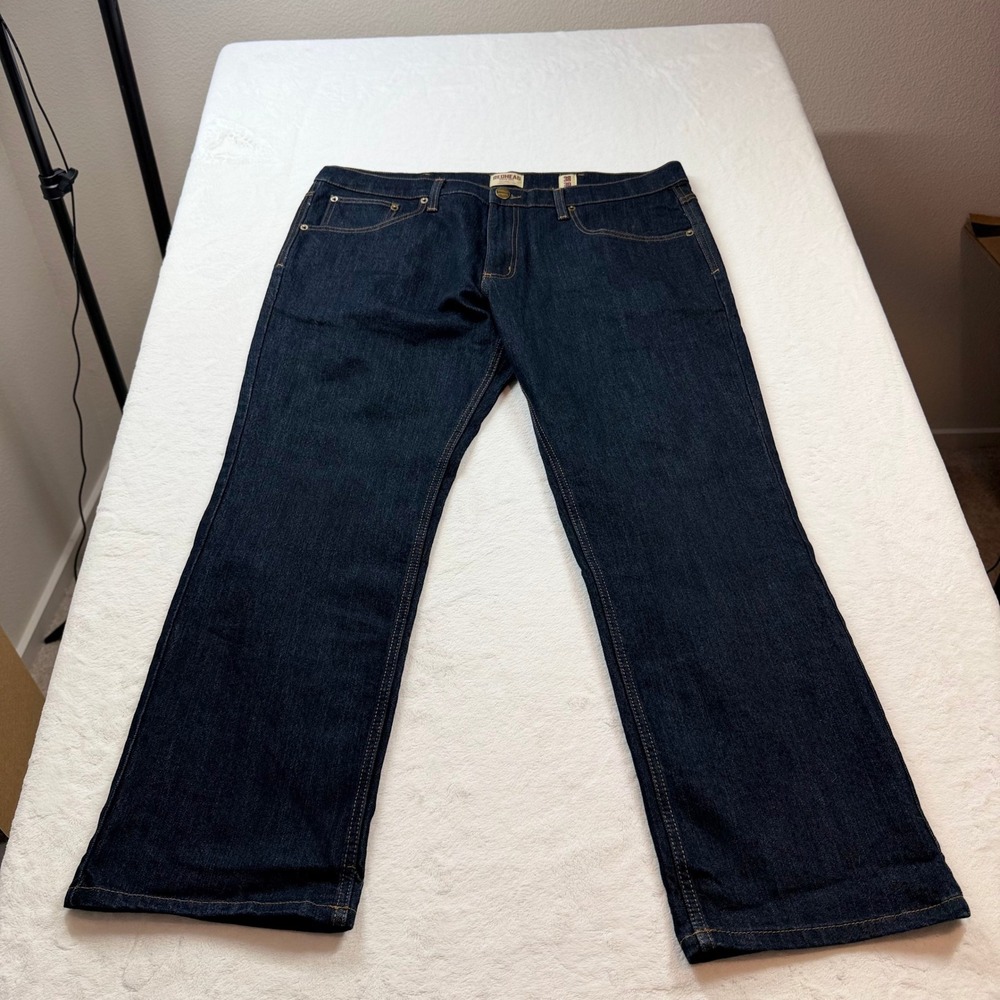 Redhead Jeans Mens 38x30 Blue Good Straight Leg Stretch Denim 614RHS248111P